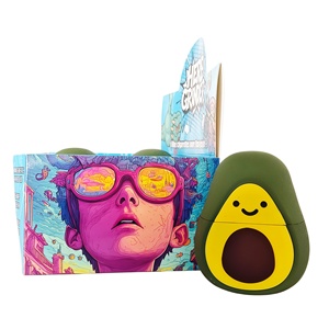 Accessoire pour fumeurs, logo personnalisé, nouvelle arrivée, moulin à herbes en forme d'avocat, moulin à épices en alliage de zinc - Product Image 5