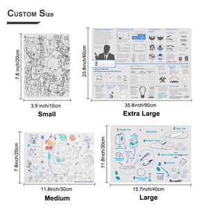 Tapis <span class=keywords><strong>de</strong></span> dessin lavable <span class=keywords><strong>en</strong></span> silicone léger, écologique, imperméable, personnalisable, classique, pour enfants, tapis <span class=keywords><strong>de</strong></span> repas pour bébé - Product Image 3