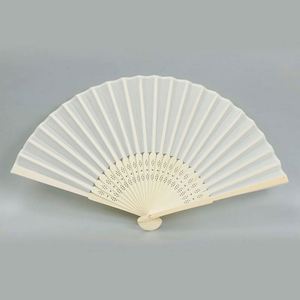 Custom 8cm Fan in Folk Art Style Carved <b>Bamboo</b> <b>Craft</b> with Painted Decoration for Home or Party Use Handmade Business Gift - Product Image 6