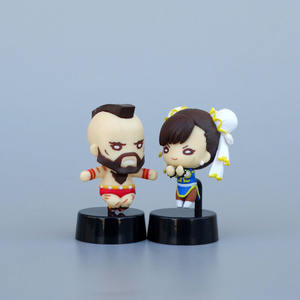 Carino 4 pezzi Set 5cm Chun-Li Zangief <span class=keywords><strong>Ryu</strong></span> figura di Street Fighter personaggio del gioco bambola Guile giocattolo regalo Action Anime <span class=keywords><strong>Figure</strong></span> - Product Image 4