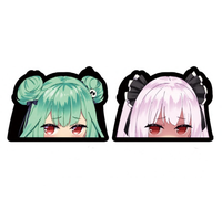 Stock Designs Anime 3D autocollants imperméables voiture ordinateur portable téléphone portable autocollants de mouvement