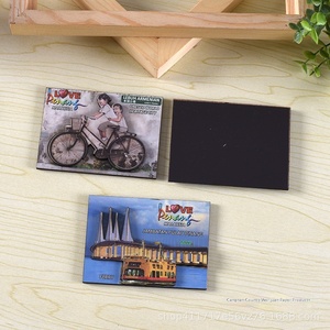 Recuerdos Turísticos Nacionales, Imanes de Madera para Refrigerador con Resina Epoxi, Regalos Promocionales y Publicitarios Creativos, Decoración del Hogar - Product Image 2