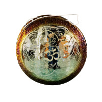 Kingdo 20" to 40" Customized Alloy Gongs Sound Healing Musical Instruments Chau Gong