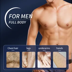 Etichetta privata 5 mins rimuovi velocemente la crema per la depilazione permanente del corpo del viso da uomo corea organica