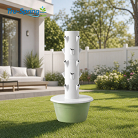 Système de culture hydroponique vertical en plastique Tru-Spring à 5 niveaux et 20 sites de plantation, facile à utiliser, garantie 1 an, pour jardin domestique