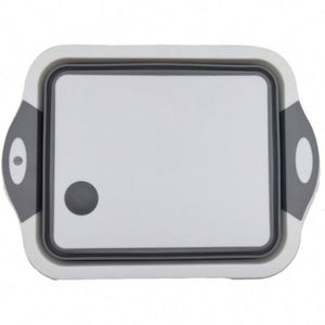 Producto de Cocina en Oferta, Tabla de Cortar Plegable de Plástico Multiusos 3 en 1 con Colador - Product Image 6