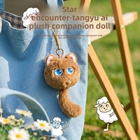 Nouveau Pendentif Robot en Peluche Intelligent, Jouet Parlant IA, Compagnon Électronique Dollyour, Rembourrage en Coton PP, pour Utilisation sur Bureau, Modèle Tangyu, Tous Âges