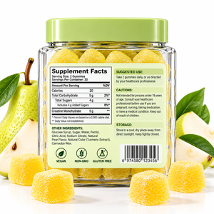 Gummies à la créatine 3000mg à <span class=keywords><strong>prix</strong></span> d'usine, compléments alimentaires pour améliorer l'endurance sportive - Product Image 2