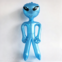 Poupée gonflable Alien pour Halloween/Noël, accessoire de décoration effrayant pour fêtes et bars, en PVC écologique, compatible OEM/ODM