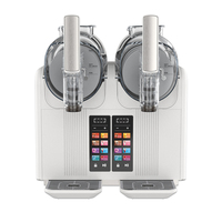Nouvelle Arrivée OOTD : Machine à Glace Commerciale Électrique Automatique 4 Litres à 2 Réservoirs pour Usage Extérieur et Domestique – Machine à Granita en Promotion