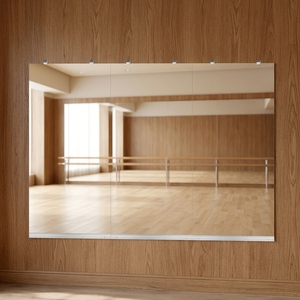 Nouveau miroir de gym Art Déco New Hope 24x48 pouces (3 pièces/paquet) sans cadre, miroir mural en verre pleine longueur pour la maison, la salle de sport, le yoga et l'exercice - Product Image 1