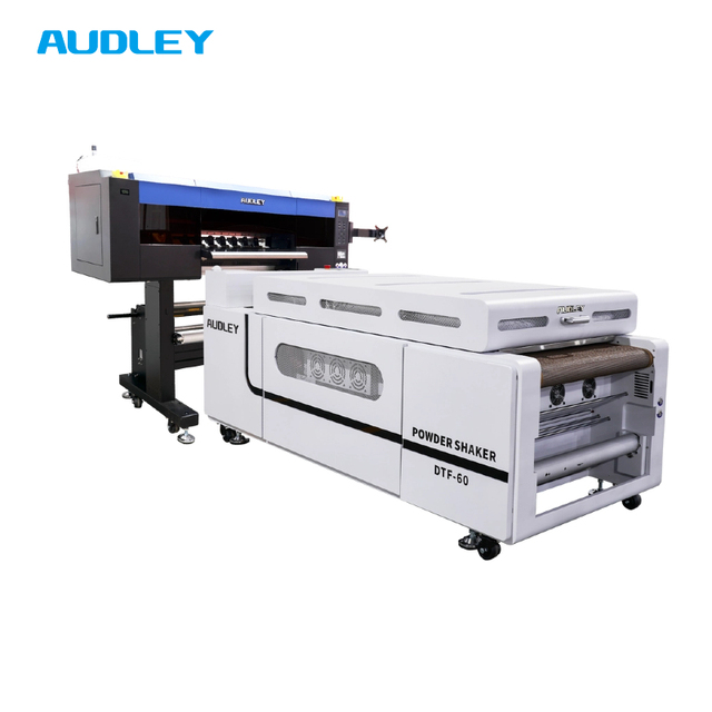AUDLEY Factory Heat Transfer Pet Film T-shirt Printing Machine I3200 Print Heads Printer 4 Color 60cm Six Heads DTF Printer
