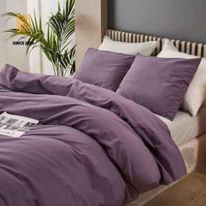 Juego de Funda Nórdica de Algodón Lavado Moderno, Tejido, Cómodo y Transpirable, 300 Hilos, Personalizable, para Todas las Estaciones - Product Image 1