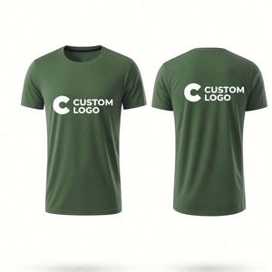 Custom Logo Mens T-Shirts Dry Fit Work Shirts Athletic Construction Outdoor Activewear for Men - Product Image 1