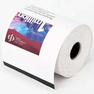 Ticket Paper 3 1/8x230 Thermal Cash Register Printing Factory 80mm POS Paper rotolo di carta termica per ricevute prestampata personalizzata