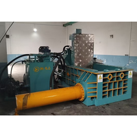 Presse à balles hydraulique horizontale de 125 tonnes pour métaux, acier, aluminium, cuivre