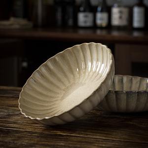 จานเค้กทรงกลมลึกสวยงาม MSH สำหรับใช้ในบ้าน <span class=keywords><strong>ราคา</strong></span>โรงงาน จานเซรามิกสไตล์วินเทจ - Product Image 4