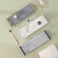 RTS naturel blanc diatomée Super absorbant caboteur salle de bain porte-gobelet diatomite pierre évier Caddy organisateur plateau pour comptoir