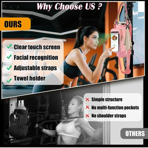 Bolsa Deportiva Magnética en Oferta, Bolsa para Botella de Agua con Bolsillo para Teléfono, para Gimnasio, Bolsa Refrigerante Magnética - Product Image 4