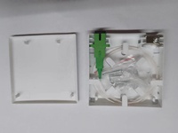 Boîtier de terminaison fibre optique QD-APT 2 ports pour bureau ou mur, en ABS