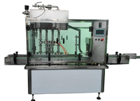 Machine de remplissage linéaire automatique pour shampooing à l'eau de javel, autres produits chimiques, emballage pour l'industrie des boissons avec composant moteur à noyau de verre