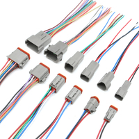 Adaptateur de faisceau de câbles étanche pour automobile 2 broches mâle DT04-2P de marque LIZONE -40~105°C Vente directe d'usine Fabriqué en Chine