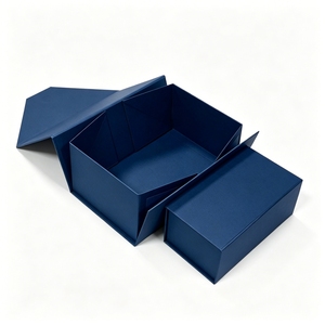 Boîte cadeau de luxe en gros, emballage rigide magnétique de style livre, boîte cadeau en carton avec logo personnalisé, fabricant direct, prix de gros - Product Image 1