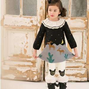 Robe de soirée pour enfants, dernière collection OEM, robe décontractée pour enfants - Product Image 4