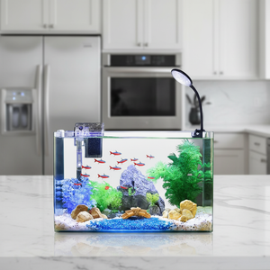 Lampe LED USB Baiyi AQ055 Mini à Spectre Complet 6W avec Minuteur et Clip pour Aquarium, Idéale pour Plantes Aquatiques et Poissons Betta - Économe en Énergie - Product Image 1