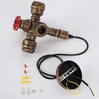 Plafonnier industriel suspendu rétro au design Vintage, style Steampunk, ampoules E27, Edison, luminaire décoratif d'intérieur, idéal pour un Loft
