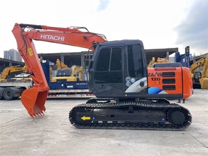 Excavatrice d'occasion à vendre, d'origine japonaise, en excellent état de fonctionnement, 12 tonnes, excavatrice d'occasion, mini Hitachi ZX120 d'occasion - Product Image 4