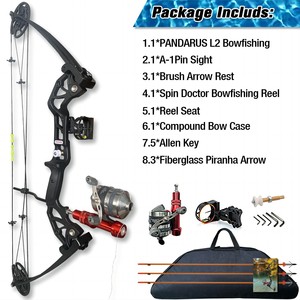 <span class=keywords><strong>Arc</strong></span> à poulies de pêche à l'<span class=keywords><strong>arc</strong></span> pour droitiers et gauchers, avec kit de pêche et moulinet, pour les passionnés d'aventure en plein air - Product Image 2
