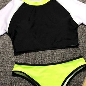 Traje de Baño de Mujer Personalizado en 3D con Muestra Gratuita, Bikini de Cintura Alta, Traje de Baño de Neón, Tanga Triangular, Ropa de Playa - Product Image 6