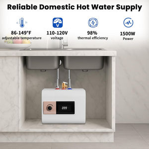 <span class=keywords><strong>Chauffe</strong></span>-<span class=keywords><strong>eau</strong></span> <span class=keywords><strong>électrique</strong></span> à réservoir, <span class=keywords><strong>chauffe</strong></span>-<span class=keywords><strong>eau</strong></span> instantané sous évier avec soupape de <span class=keywords><strong>d</strong></span>égagement de pression, affichage numérique pour cuisine, camping-car - Product Image 2
