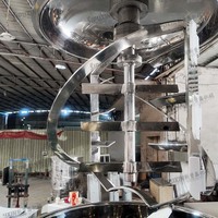 Homogénéisateur émulsifiant hydraulique de 500 L avec système de pesage et agitation bidirectionnelle