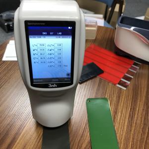 NS 800 3nh spectromètre de couleur de BYK 6801 vérifier valeur delta E et jaunissement et blancheur - Product Image 5