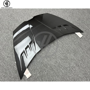 PT Style Dry Carbon Fiber <b>Engine</b> Cover <b>Hood</b> for Lambo Huracan EVO Carbon Front Bonnet Car Body Kits Parts - Product Image 2