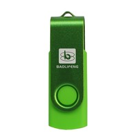 Clé USB 2.0 en métal neuve avec puce Flash de classe A, 4 Go, 8 Go, 32 Go, 64 Go, 256 Mo, 512 Mo, garantie de 3 ans, logo personnalisé et couleurs variées