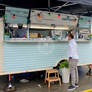 2025 Pizza Kebab Food Truck for Sale With Fan Outdoor Mobile Food Trailer for Sale Hot Dog Food <b>Cart</b> - Product Image 5