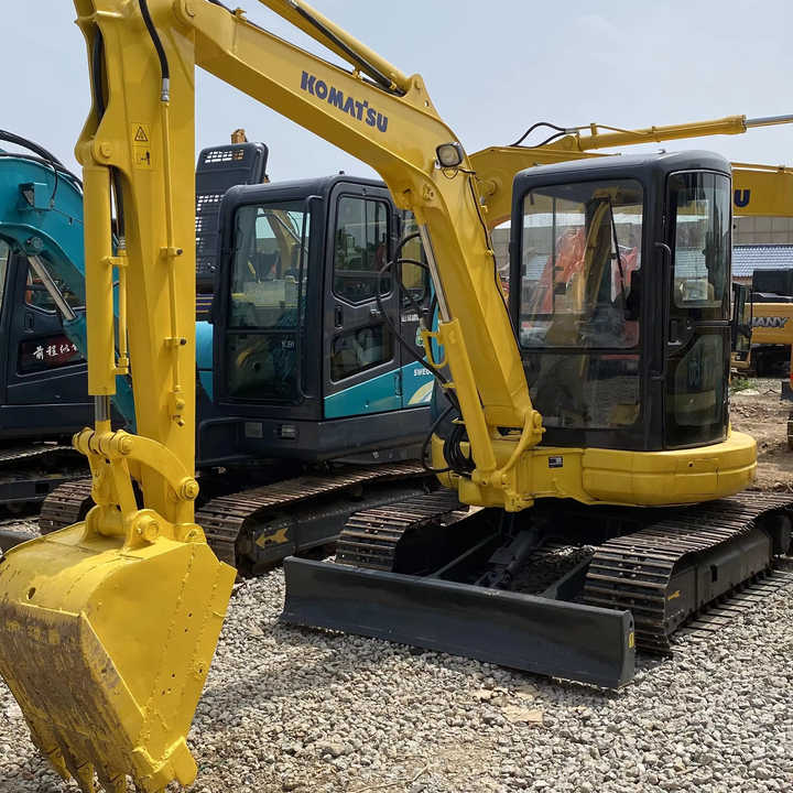 Used Komatsu hydraulic excavator Japan original komatsu pc55 excavator ...