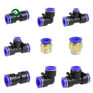 Quick-plug copper nozzle automatic waterer misting cooling micro-spray nozzle connector dust watering sprinkler system