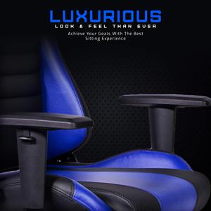 Chaises <span class=keywords><strong>de</strong></span> bureau ergonomiques à hauteur d'accoudoir réglable Chaises <span class=keywords><strong>de</strong></span> bureau d'ordinateur <span class=keywords><strong>de</strong></span> course pour adultes et adolescents - Product Image 6