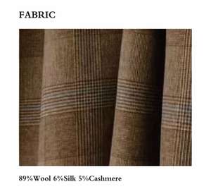 معطف شتوي طويل غير رسمي من الصوف الشتوي من نسيج الصوف مع بطانة من الصوف الحريري وإغلاق الحزام - Product Image 3