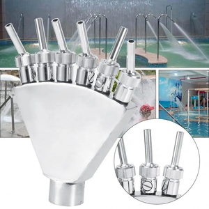 Buse de fontaine de jardin d'eau à trois niveaux réglable en acier inoxydable de haute qualité 304 pour <span class=keywords><strong>massage</strong></span> - Product Image 4