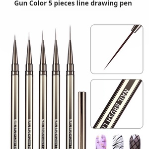 Pinceau professionnel de dessin pour nail art en acrylique et poils de Kolinsky, prix usine bas - Product Image 2