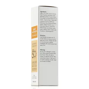 Crema di isolamento OEM crema idratante crema solare SPF 50 + Private Label 50ml sbiancante crema solare