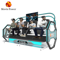 Fabrication professionnelle de lunettes de réalité virtuelle 9D, équipements d'arcade, divertissement, retour sur investissement élevé, aire de jeux intérieure, équipement de réalité virtuelle
