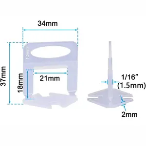 Outil d'espacement de niveleur de carreaux Jutye pour l'installation professionnelle de carreaux de céramique et de pierre Clips de système de nivellement de carreaux