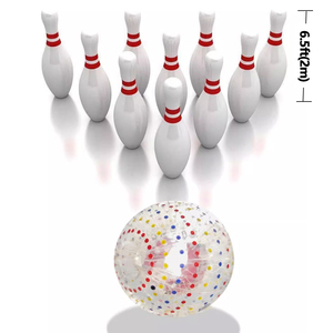 Terrain enneigé, boule de bowling gonflable JUNAO, garantie de 12 mois, équipement pour événements sportifs amusants, sports aquatiques <span class=keywords><strong>et</strong></span> sportifs sur <span class=keywords><strong>neige</strong></span>, château gonflable - Product Image 4