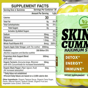Gomitas Keto ACV de Máxima Potencia al por Mayor OEM/ODM, Mezcla Probiótica de BHB y Cúrcuma que Apoya la Desintoxicación, el Metabolismo y la Inmunidad - Product Image 2